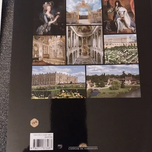 Official Guide BookVersailles Signed Photo from set actress Anna Brewster